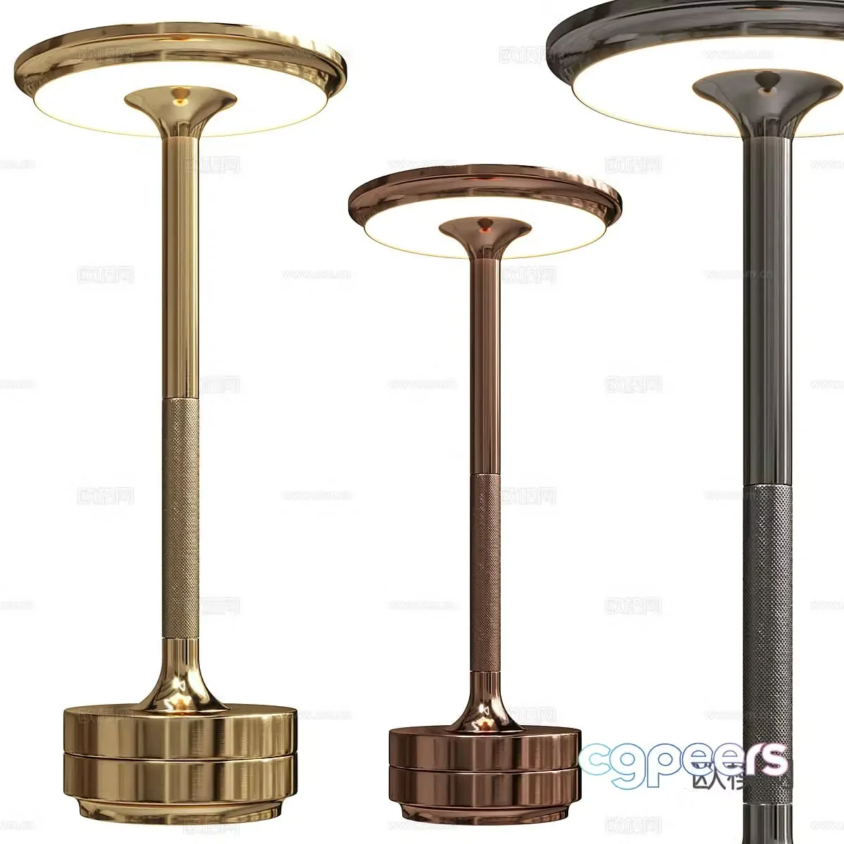 Modern light luxury minimalist Robbi desk lamp 3d model
