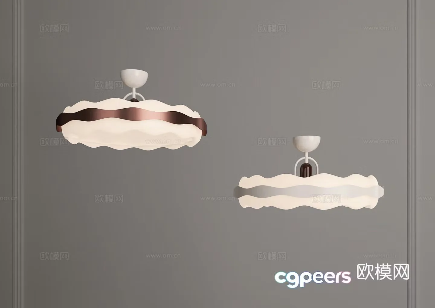 Bedroom ceiling light Living room ceiling light Children ceiling light Cloud ceiling light Creamy air ceiling light 3d model