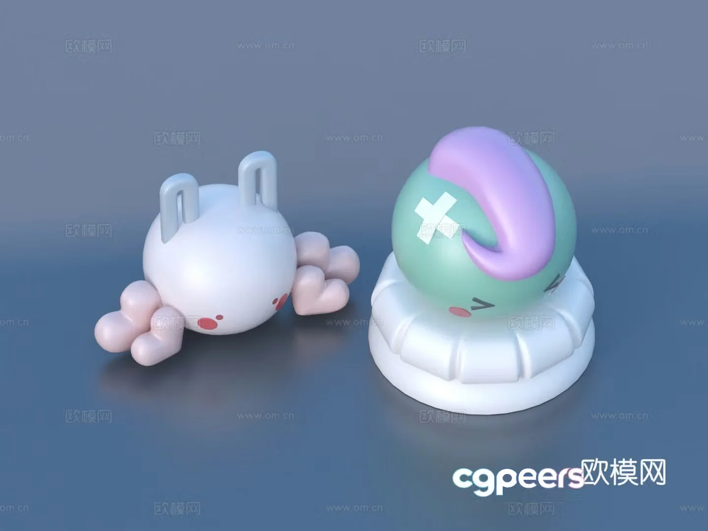 Cartoon toys cartoon ornaments 3d model