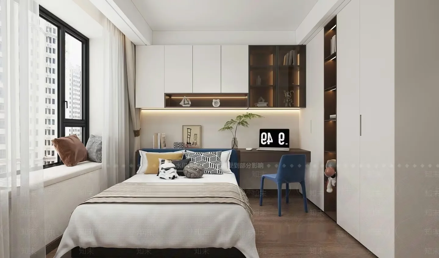 Cozy Bedroom 3D Model – 21120 – VRAY Render