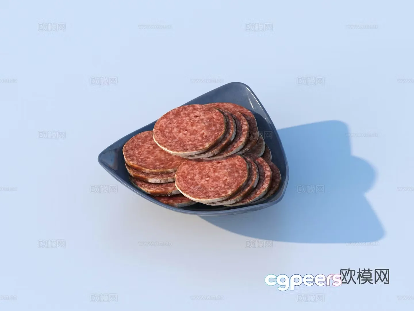 Sandwich Meat Slices Food Food 3D Model