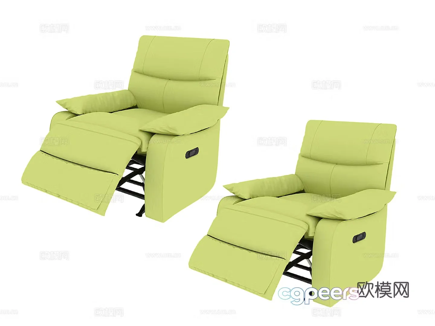 Massage chair 3D model