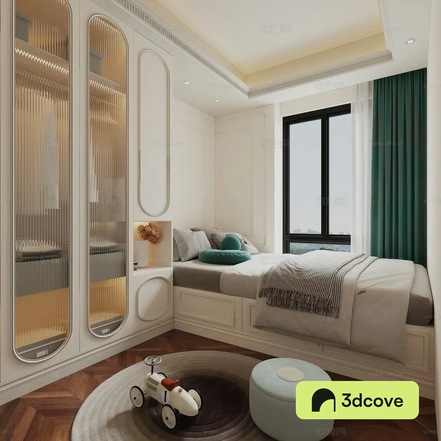French tatami bedroom