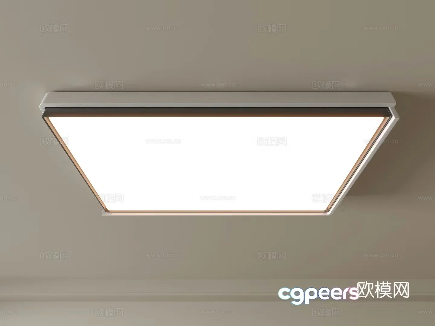 Modern ceiling lamp Geometric ceiling lamp Bedroom lamp Artistic shaped lamp Fashion living room lamp 3D model