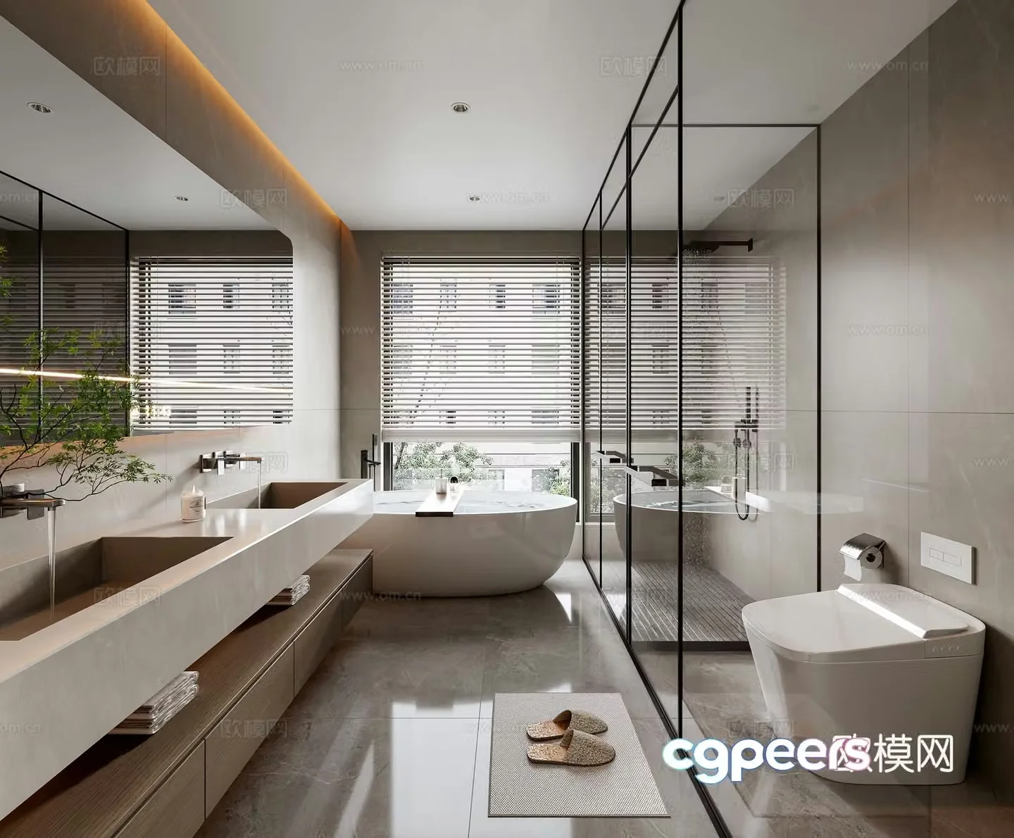 Italian bathroom 3D model