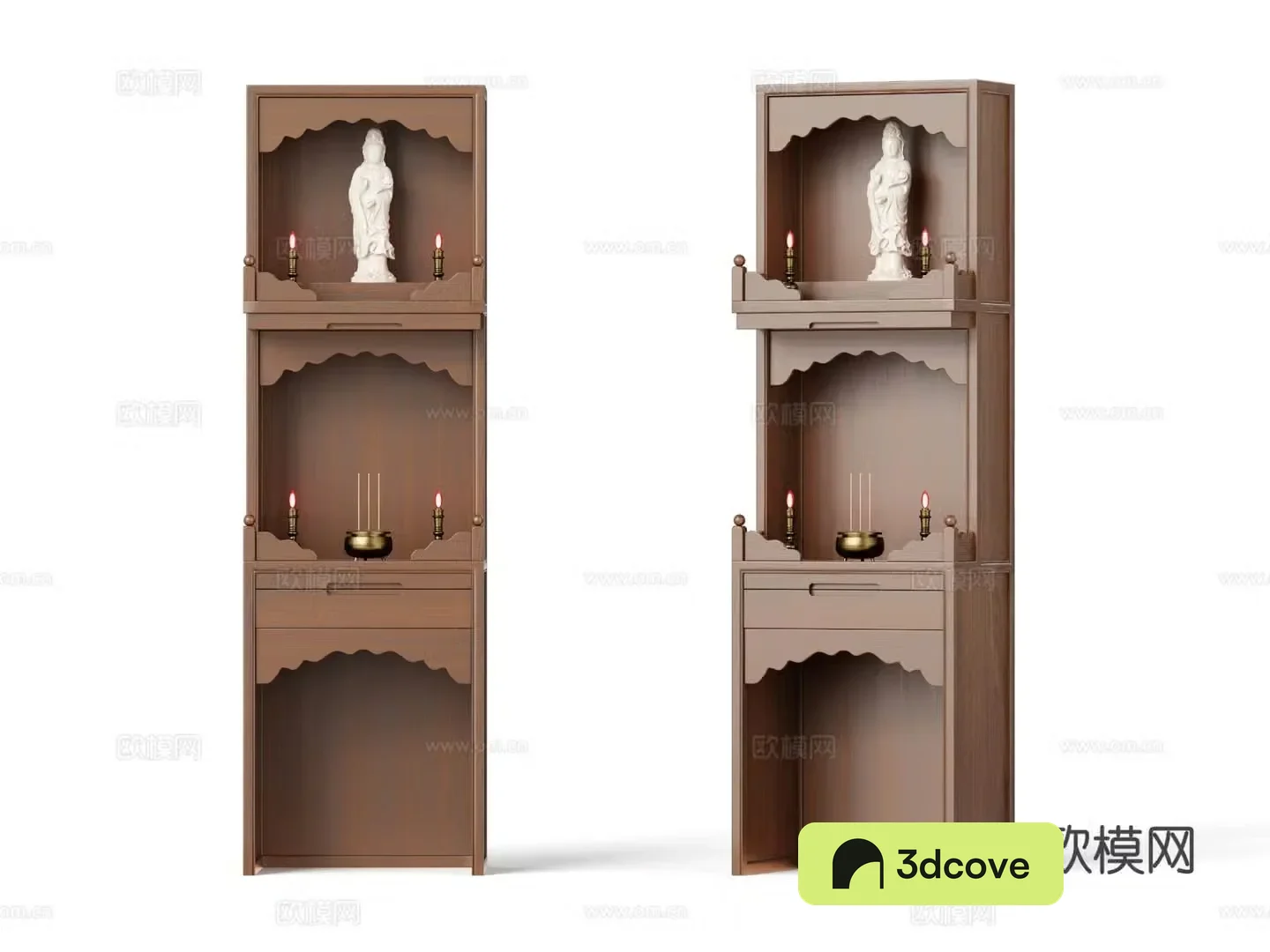New Chinese style Buddhist niche cabinet