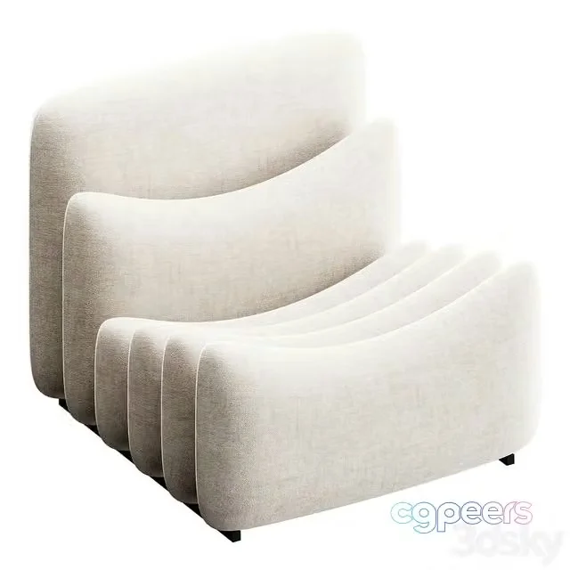 3ds Max Free – Tacchini ADDITIONAL SYSTEM Chair