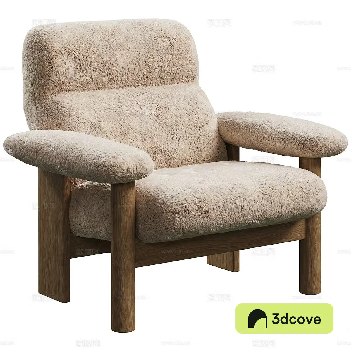 Brasilia armchair designed by Audo