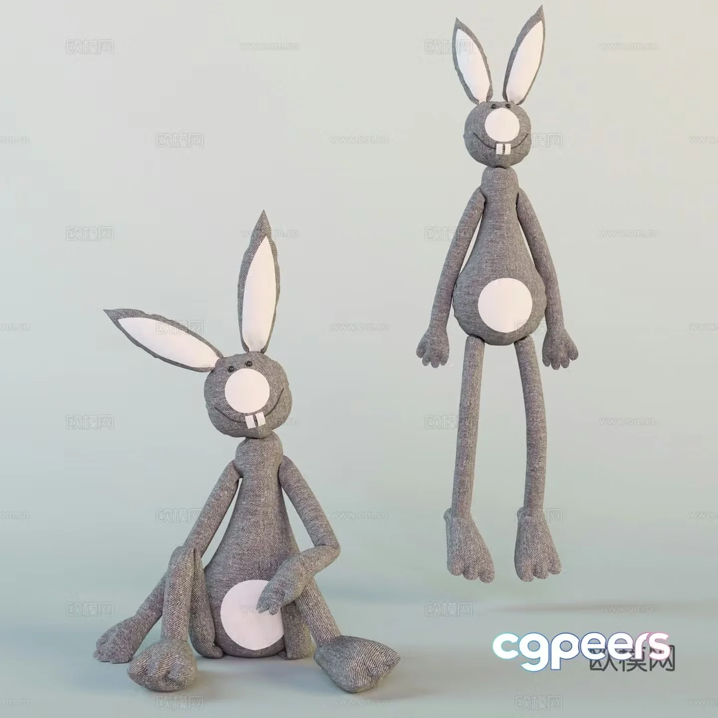 Toys Rabbit Toys Plush Toys 3D Model