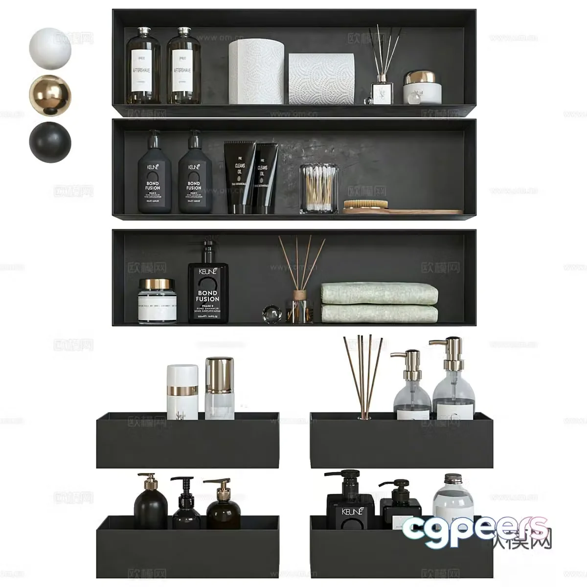 Decorative cabinet 3d model