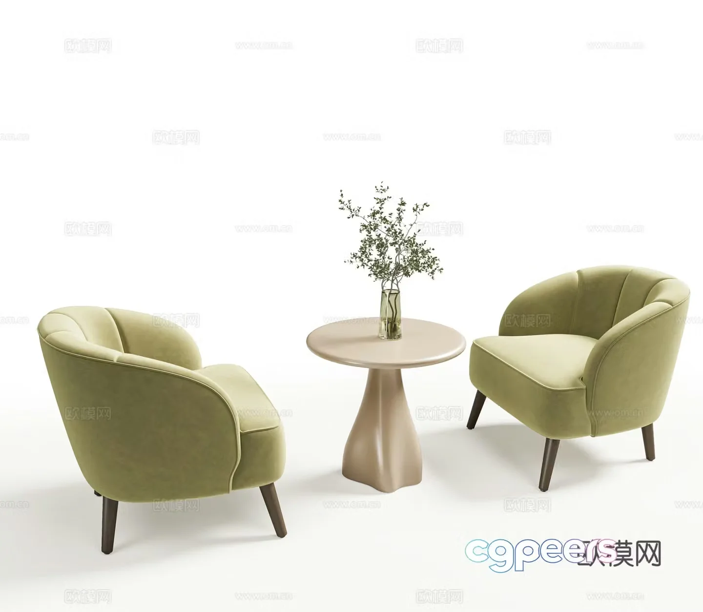 Modern leisure table and chairs leisure chairs round edges corner table and chairs coffee table and chairs negotiation table and chairs 3D model