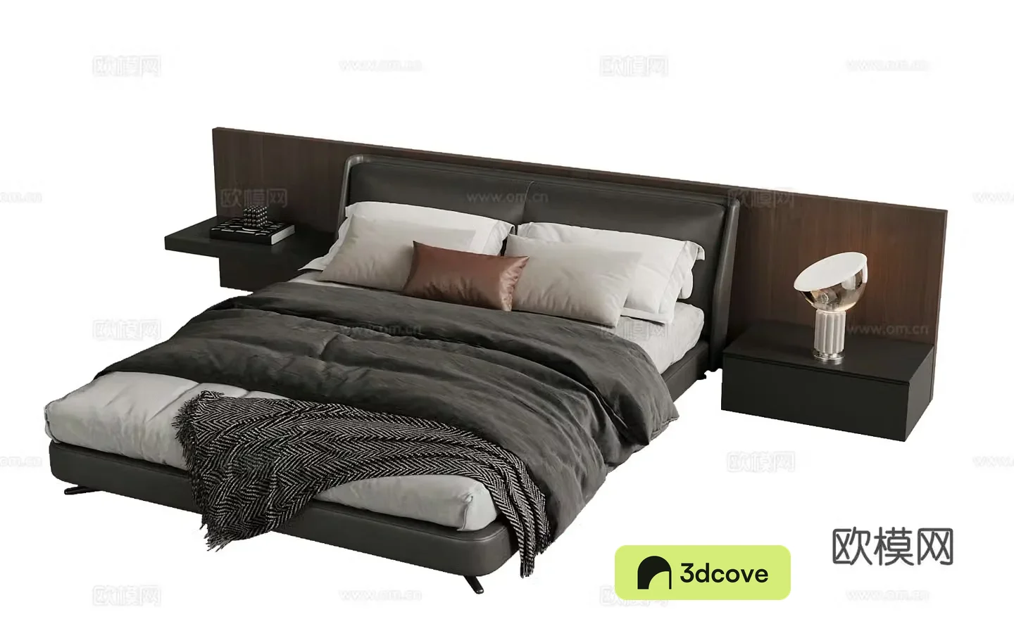 Modern Italian double bed