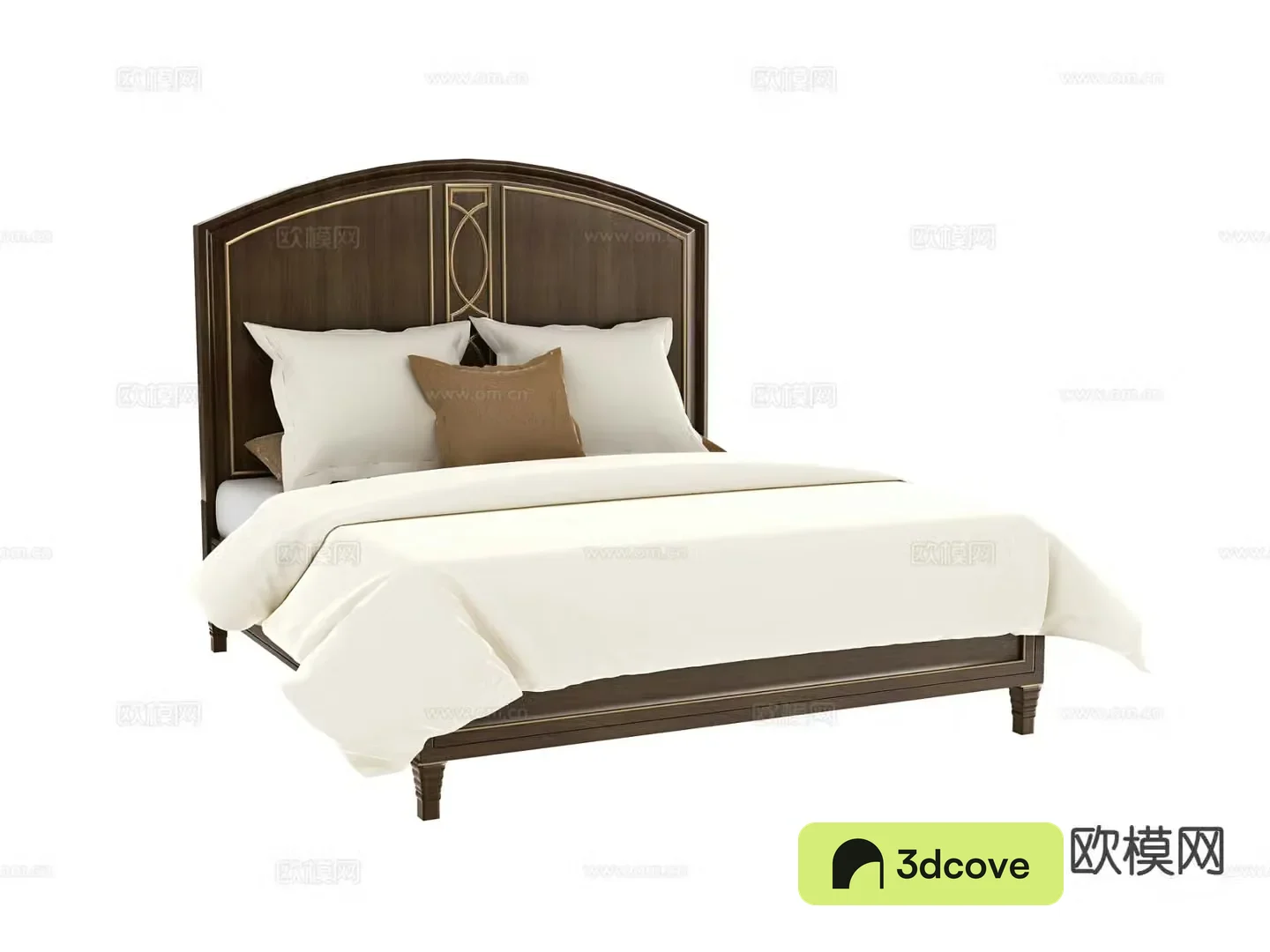 American double bed