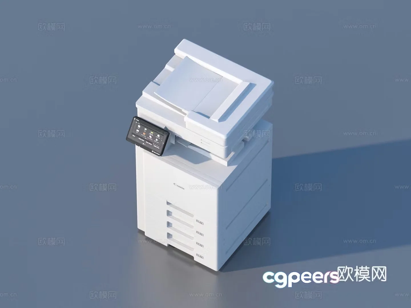 Printer Copier Office Supplies 3D Model