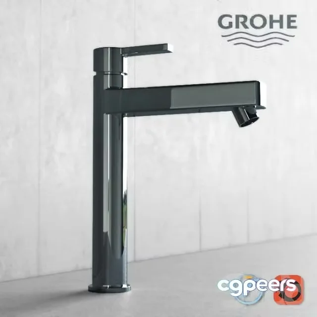 3ds Max Free – Faucets GROHE Lineare (23405000, 23106000, 23443000)