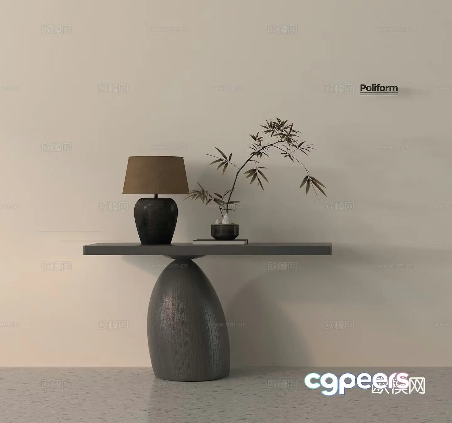 Entrance viewing platform end viewing platform end viewing 3D model