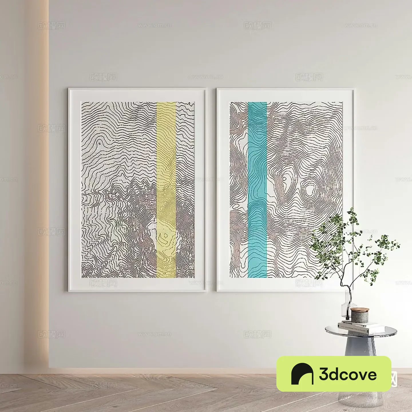 Modern art painting texture painting decorative painting