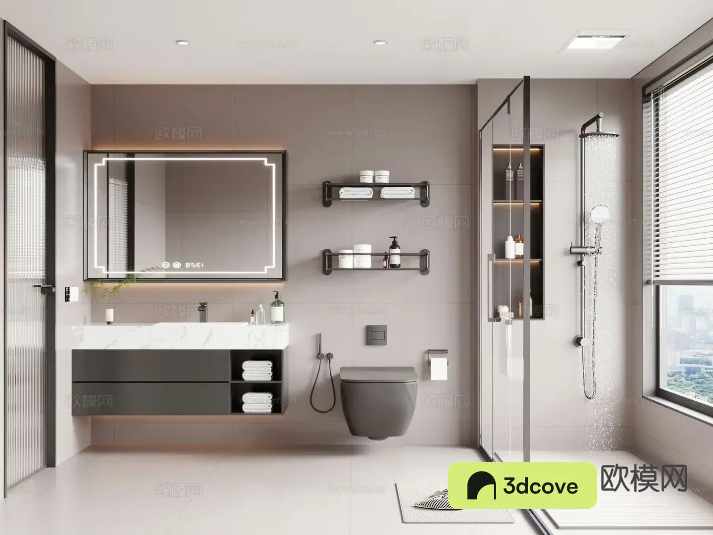 Modern bathroom