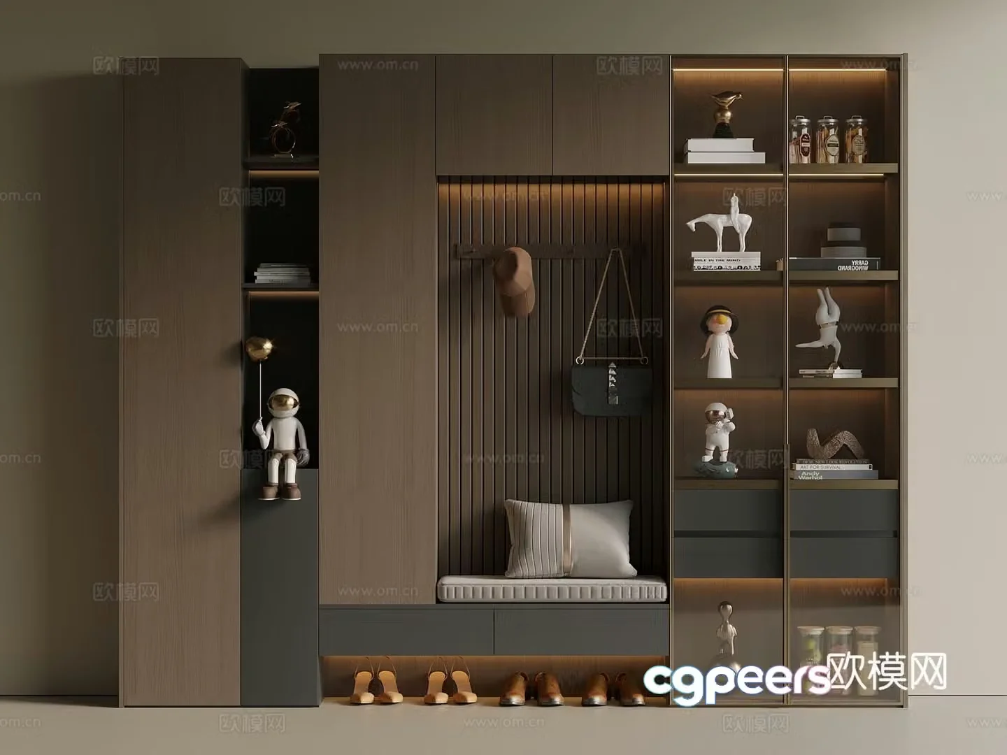 Italian style medieval shoe cabinet hanging shoe cabinet porch shoe cabinet partition shoe cabinet door shoe cabinet 3D model