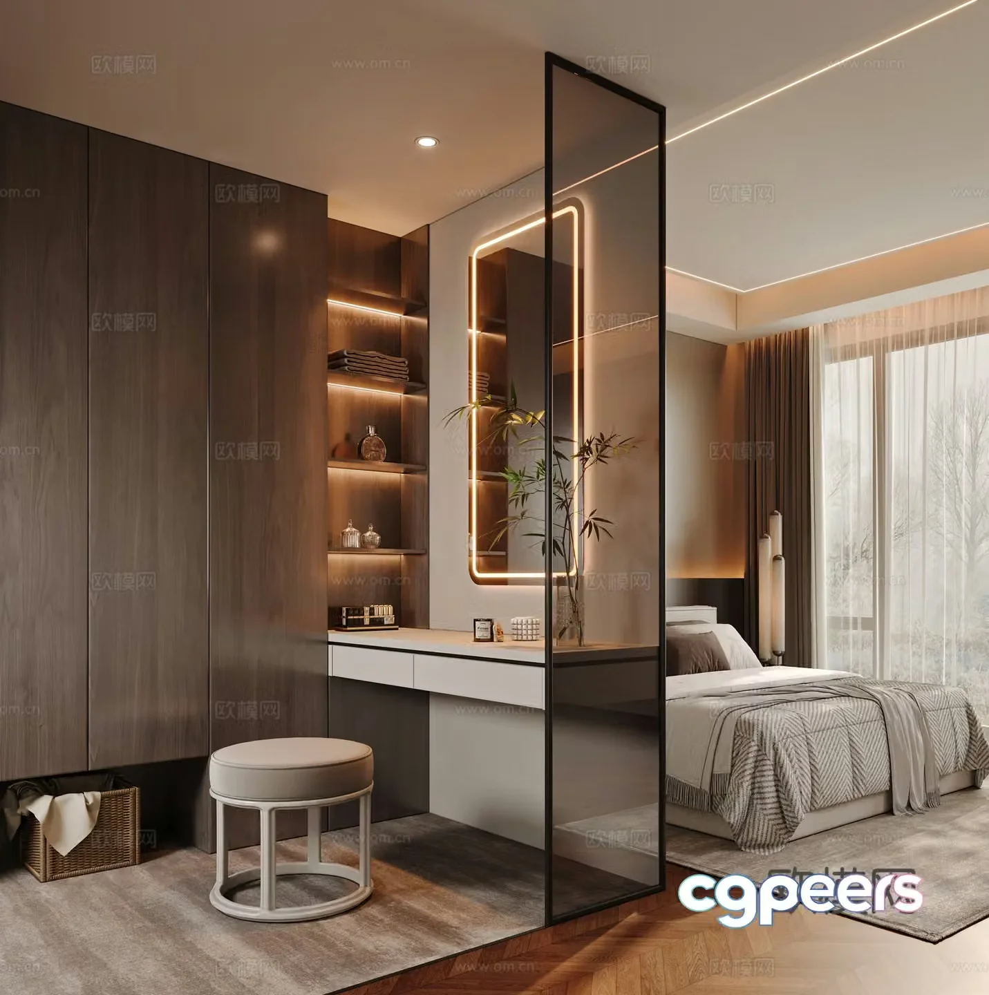 Bedroom Cloakroom Bedroom 3d Model