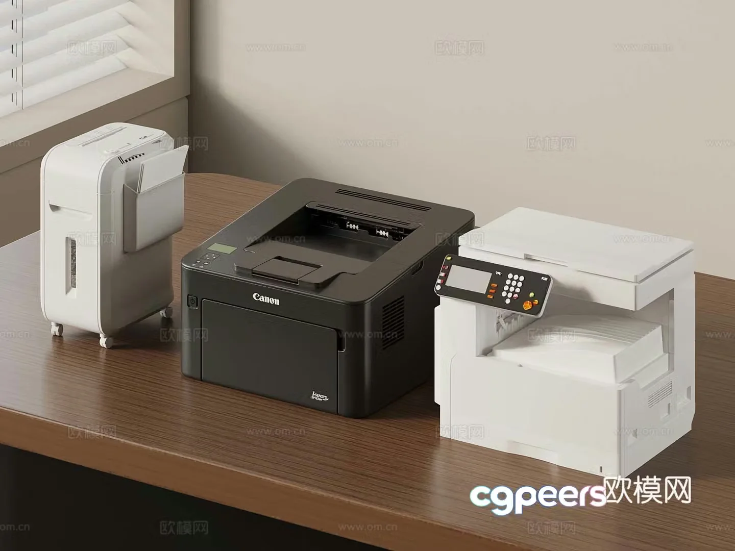 11 Printer Paper Shredder 3D Model