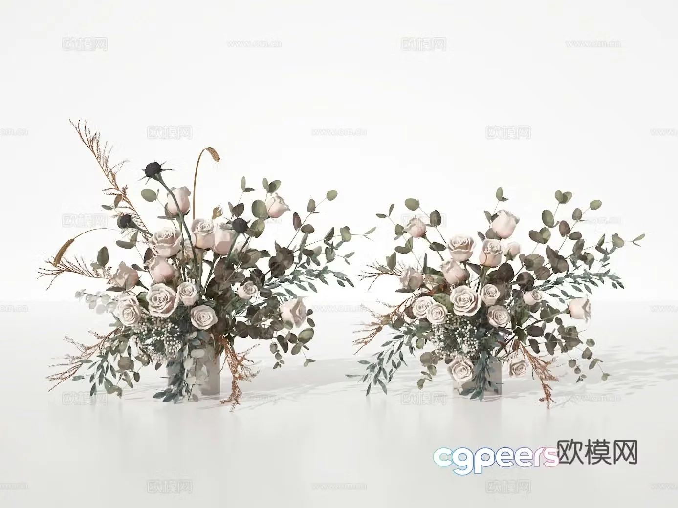 Flower art 3d model