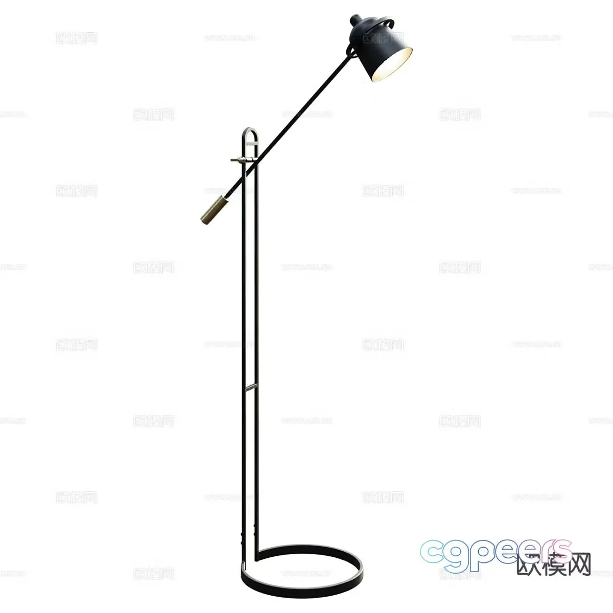 Modern floor lamp 3d model