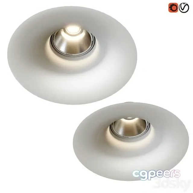 3ds Max Free – Built-in lamps Gypsum