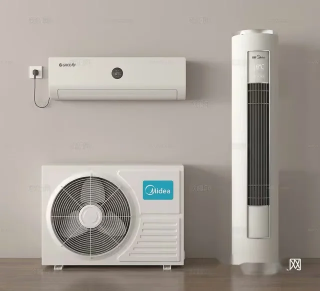 Air Conditioning Units 3D Model – 10536 – VRAY Render