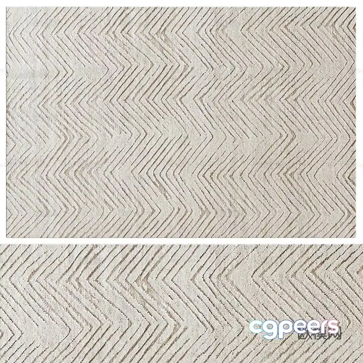 Simple carpet fabric carpet 3d model