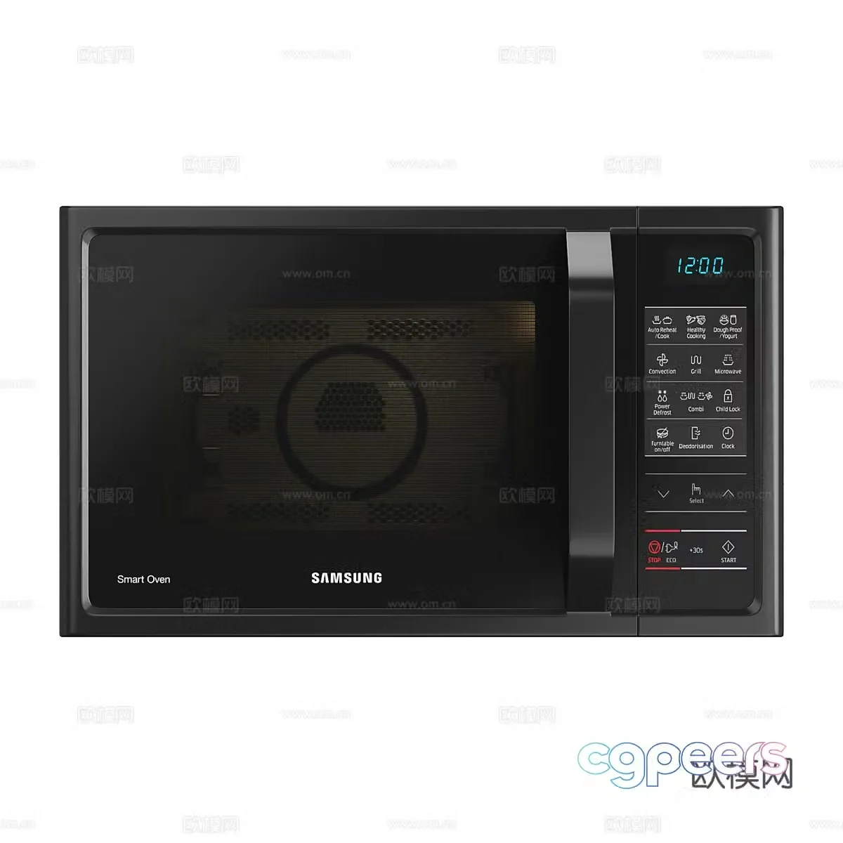 Samsung microwave oven 3d model