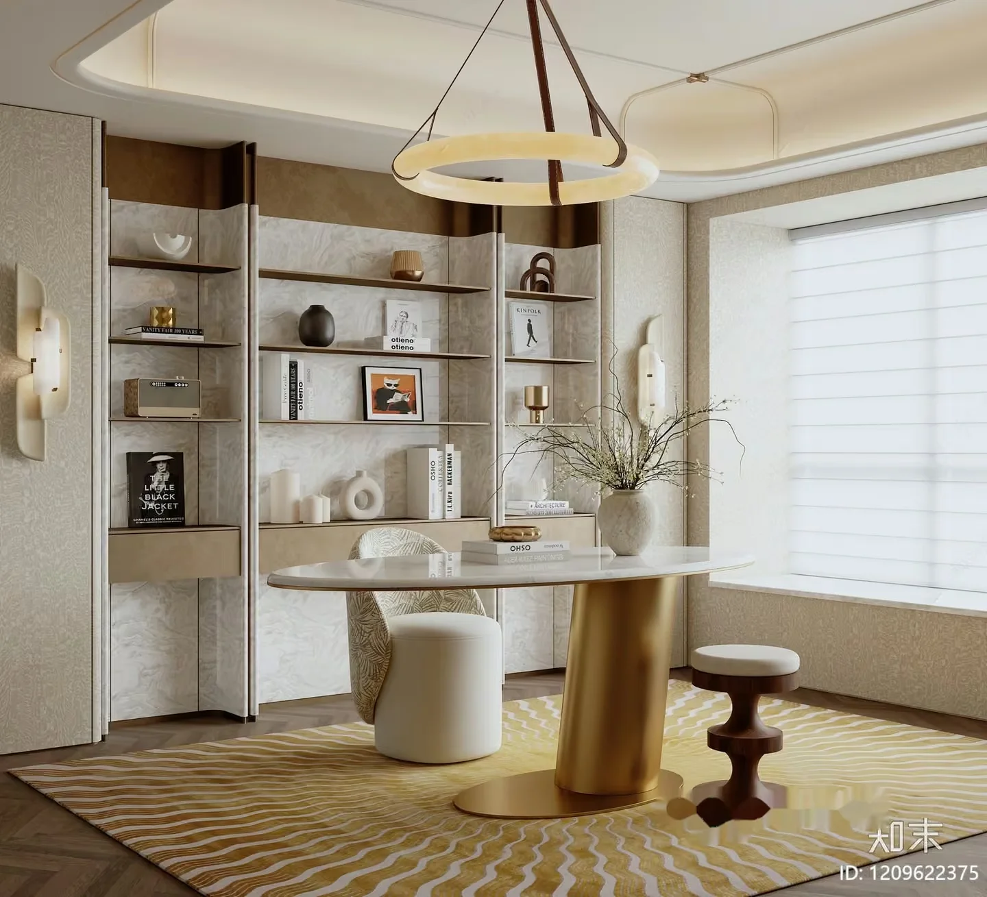 Modern Living Room 3D Model – 4207 – VRAY Render