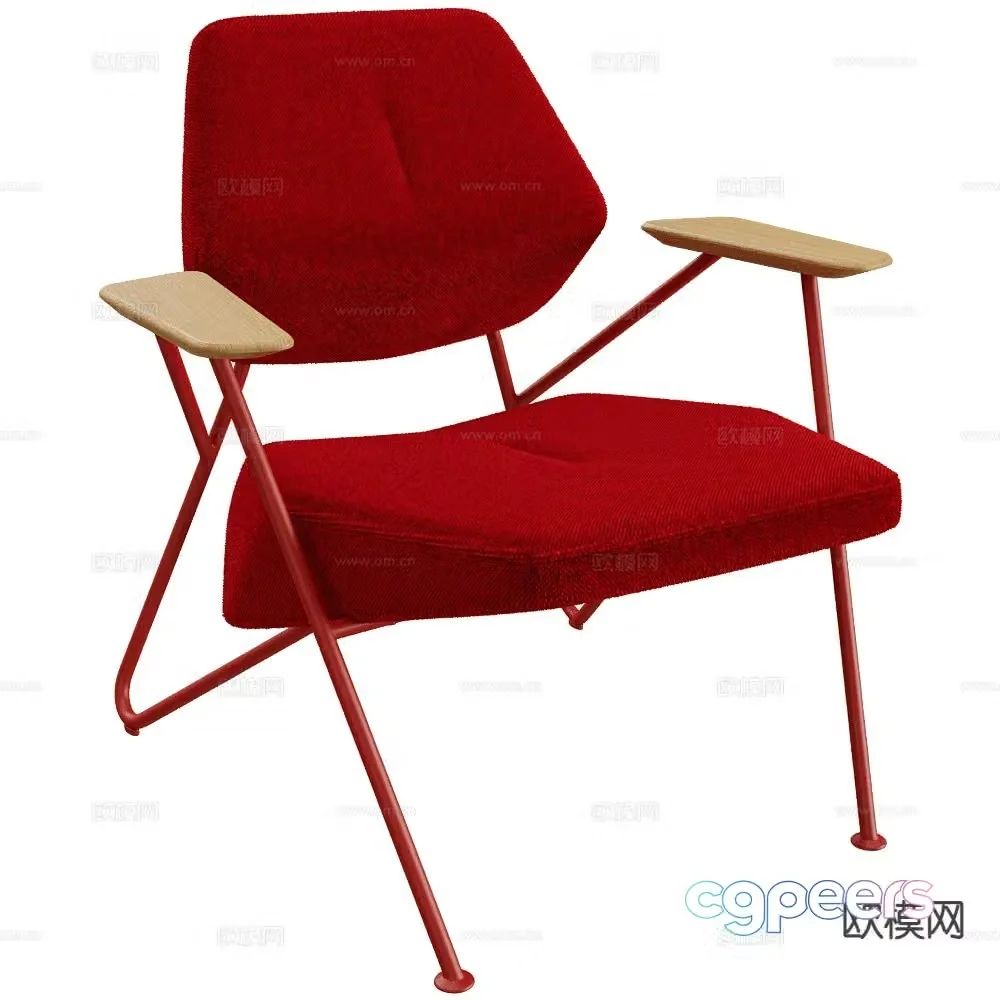 Prostoria lounge chair 3d model