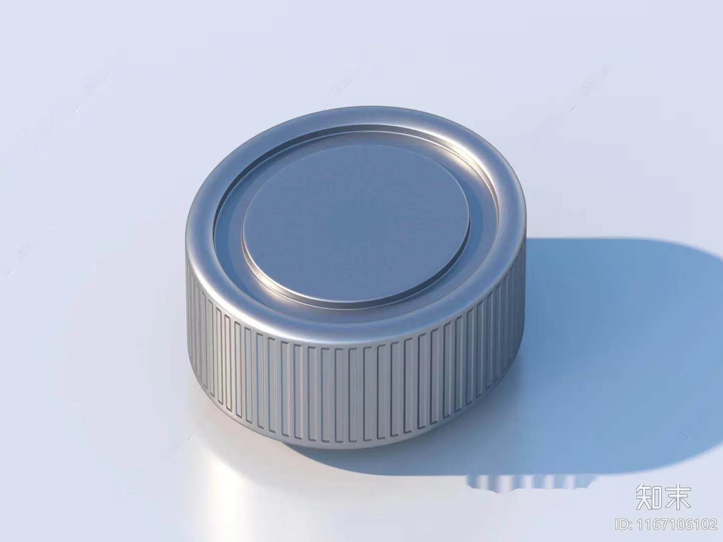 A Metal Object 3D Model – 376 – VRAY Render