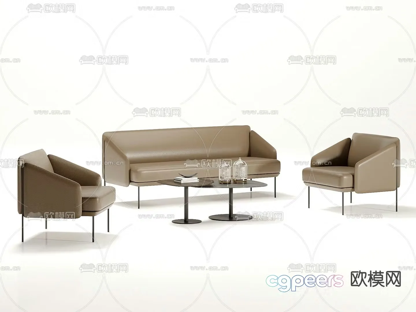 Office sofa 3d model