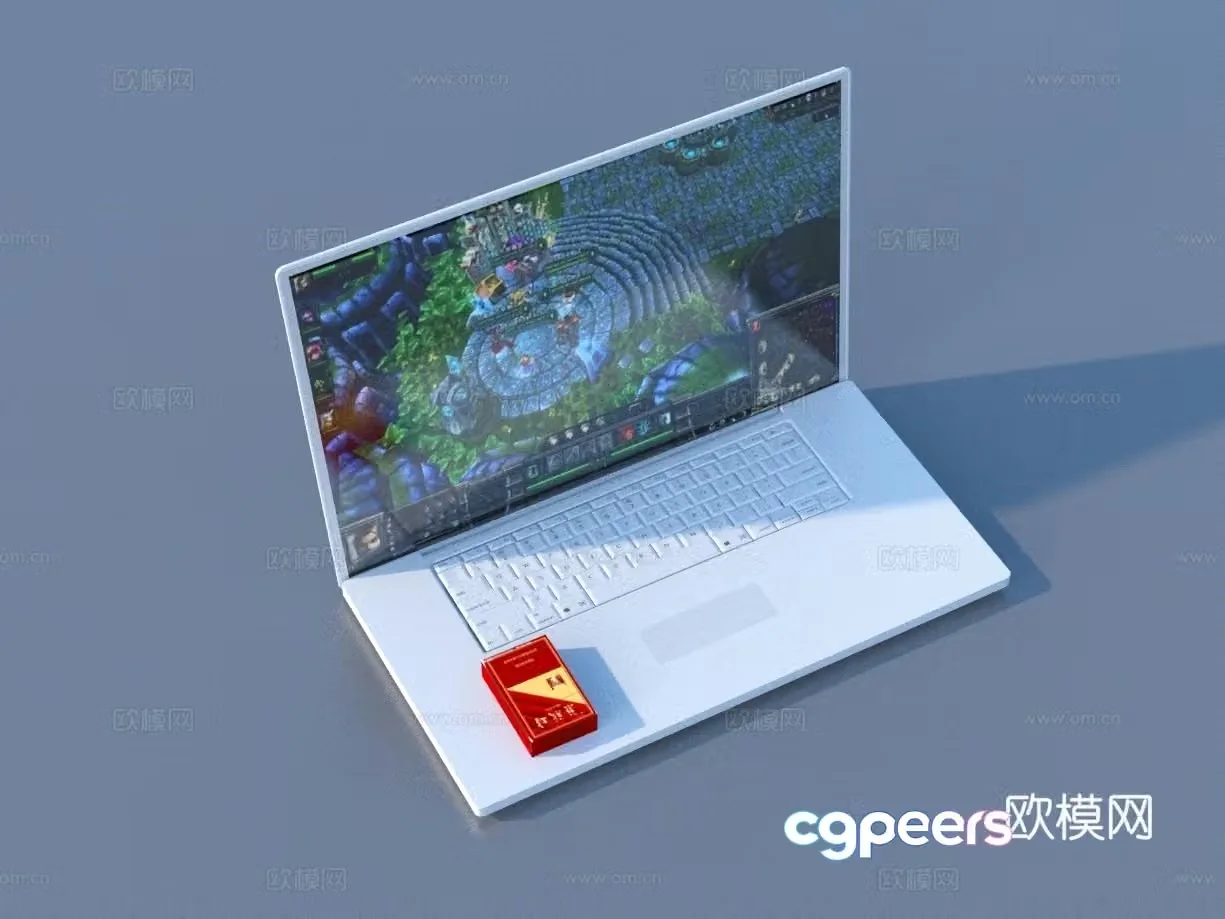 Laptop electrical appliance 3d model