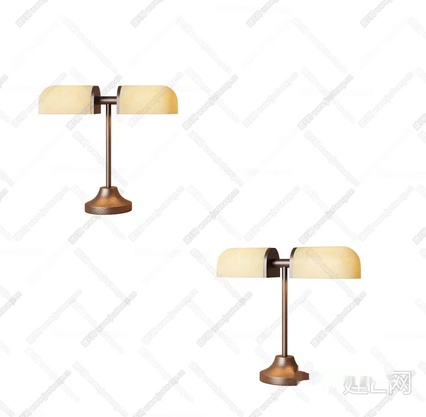 Vintage Desk Lamp 3D Model – 21404 – VRAY Render
