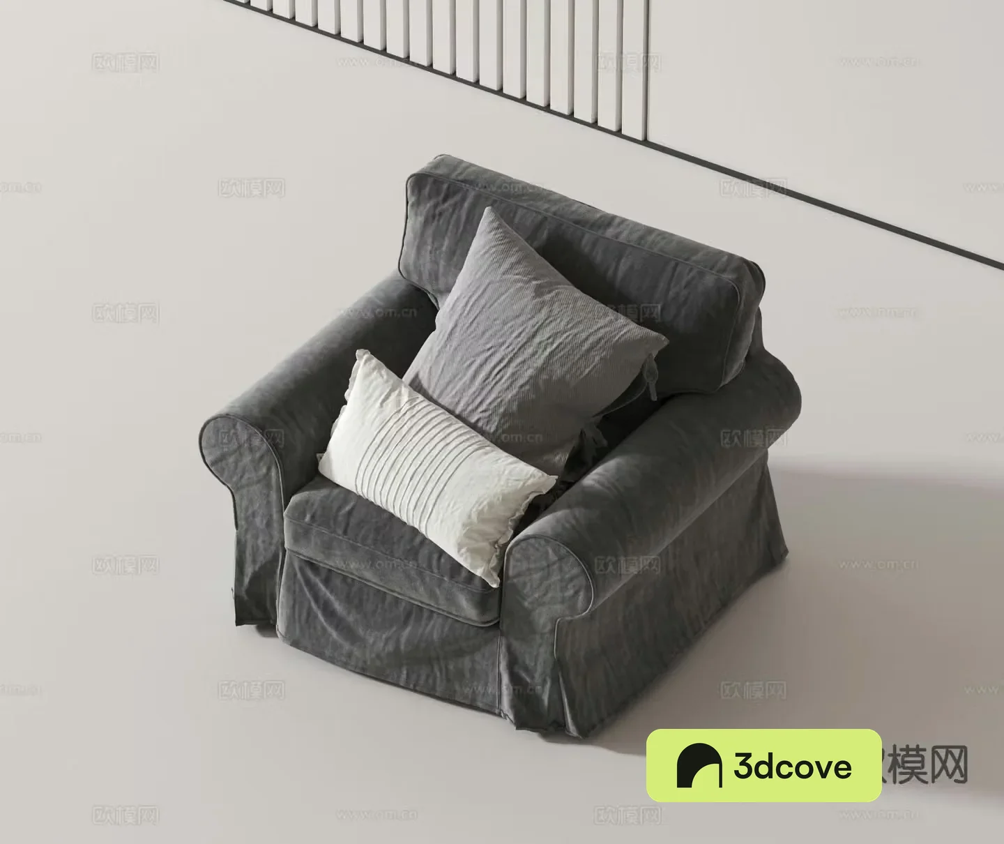 American single sofa
