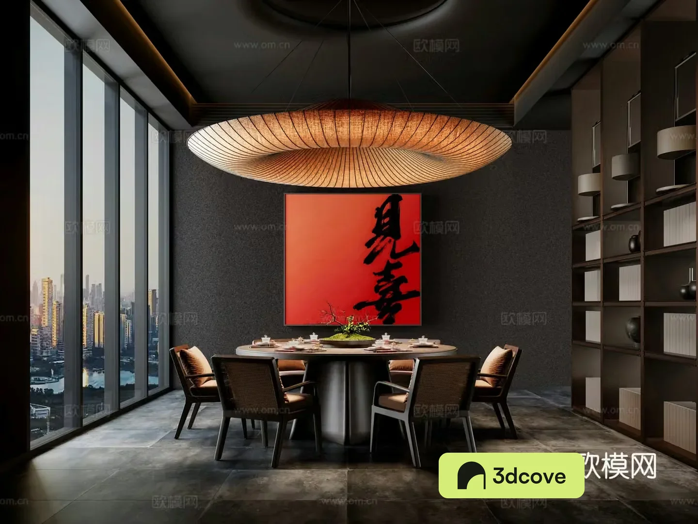 New Chinese style Chinese restaurant box