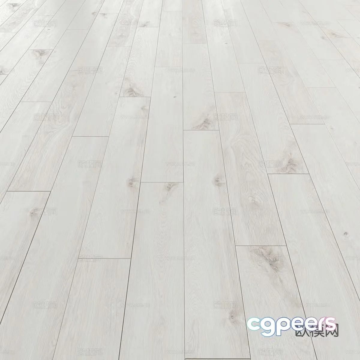 Simple wooden floor White wooden floor Light wooden floor I-shaped floor Matte wooden floor Oak 3d model