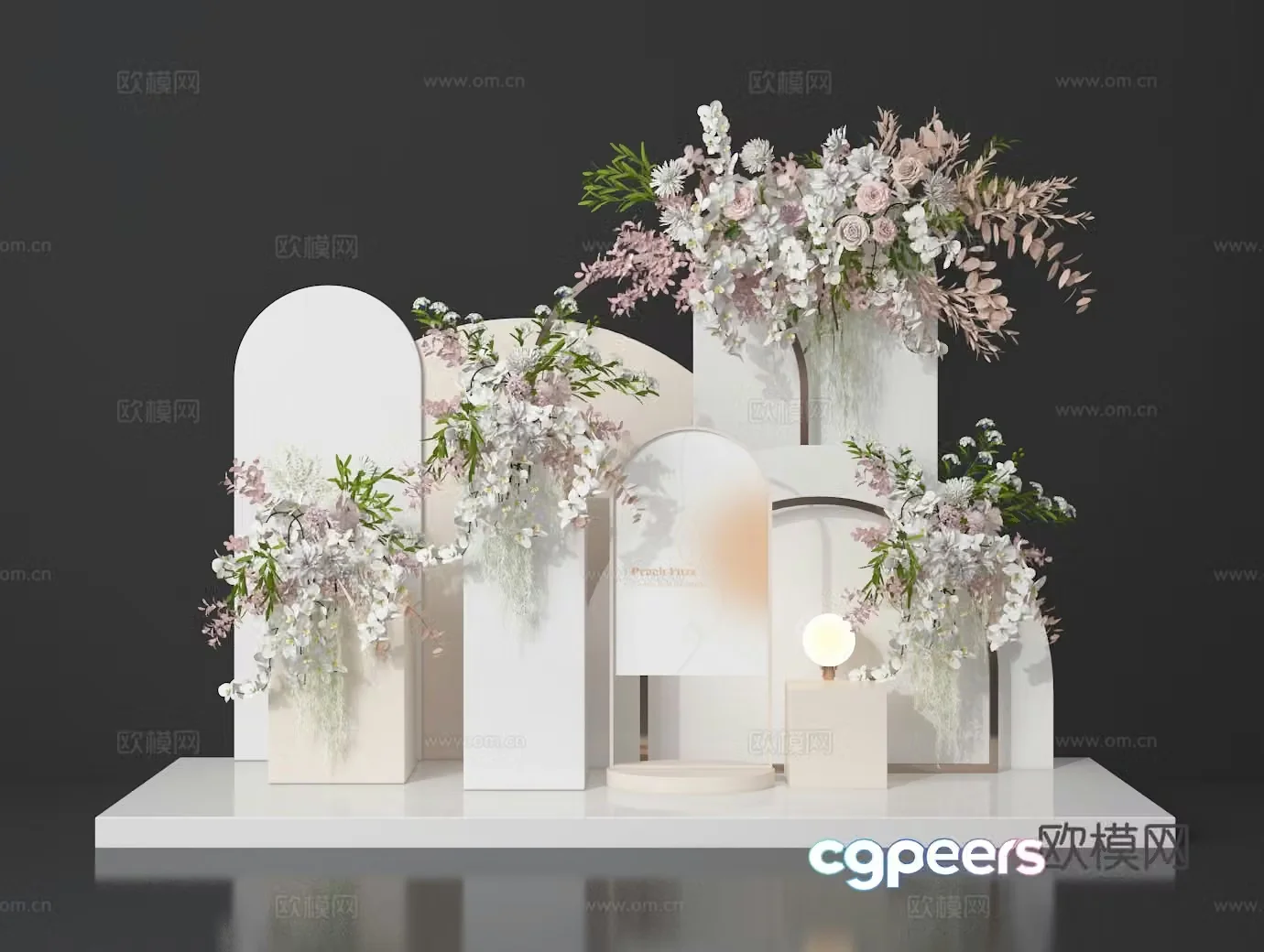 Flower art 3d model
