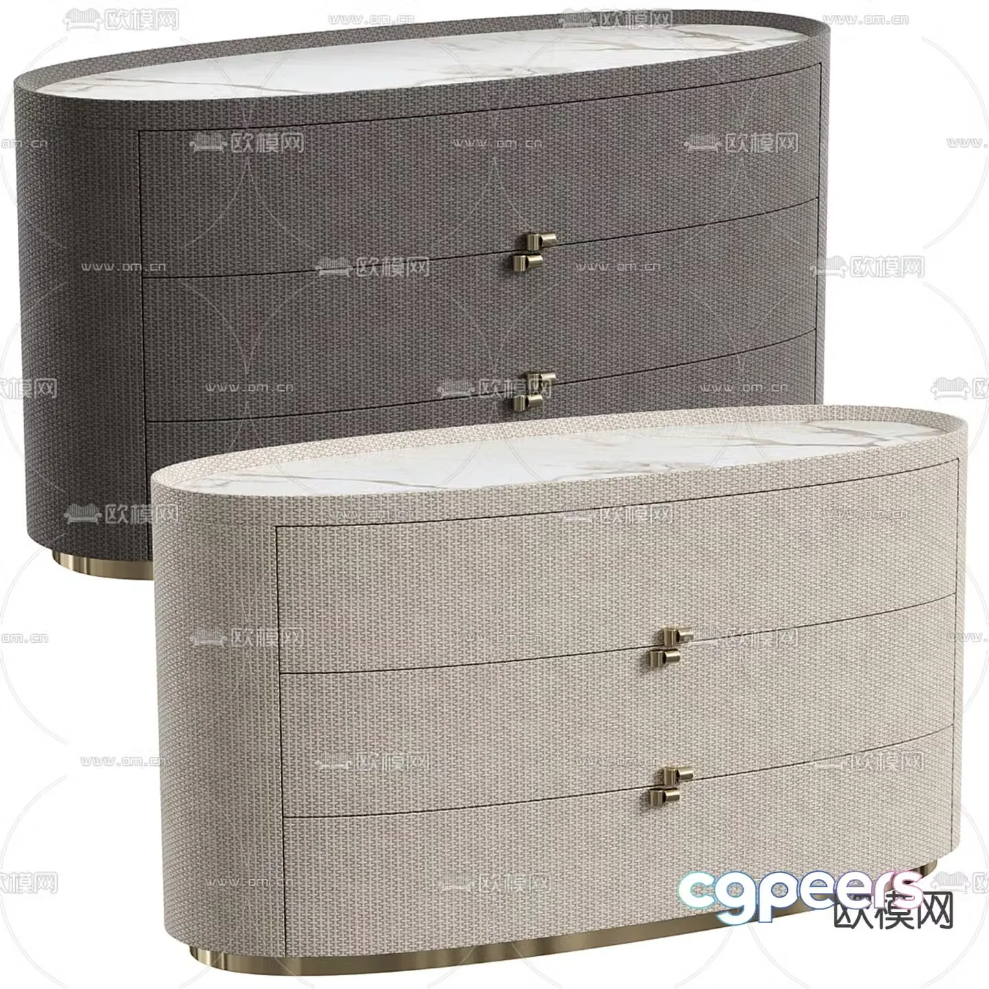 Rugiano bedside table 3d model