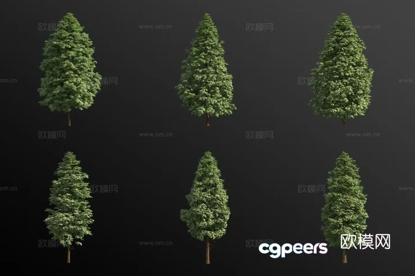 Shuibin tree landscape tree 3d model