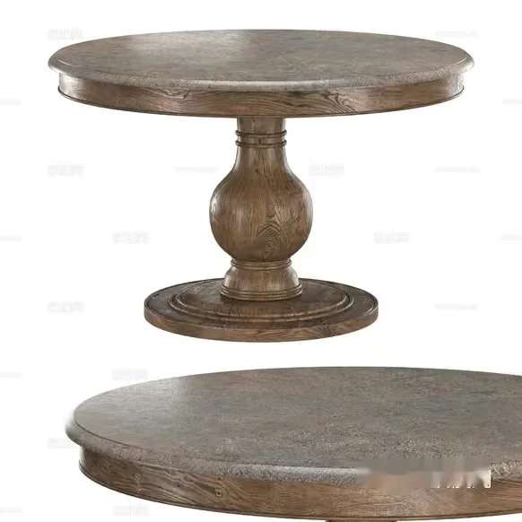 Wooden Table 3D Model – 2090 – CORONA Render