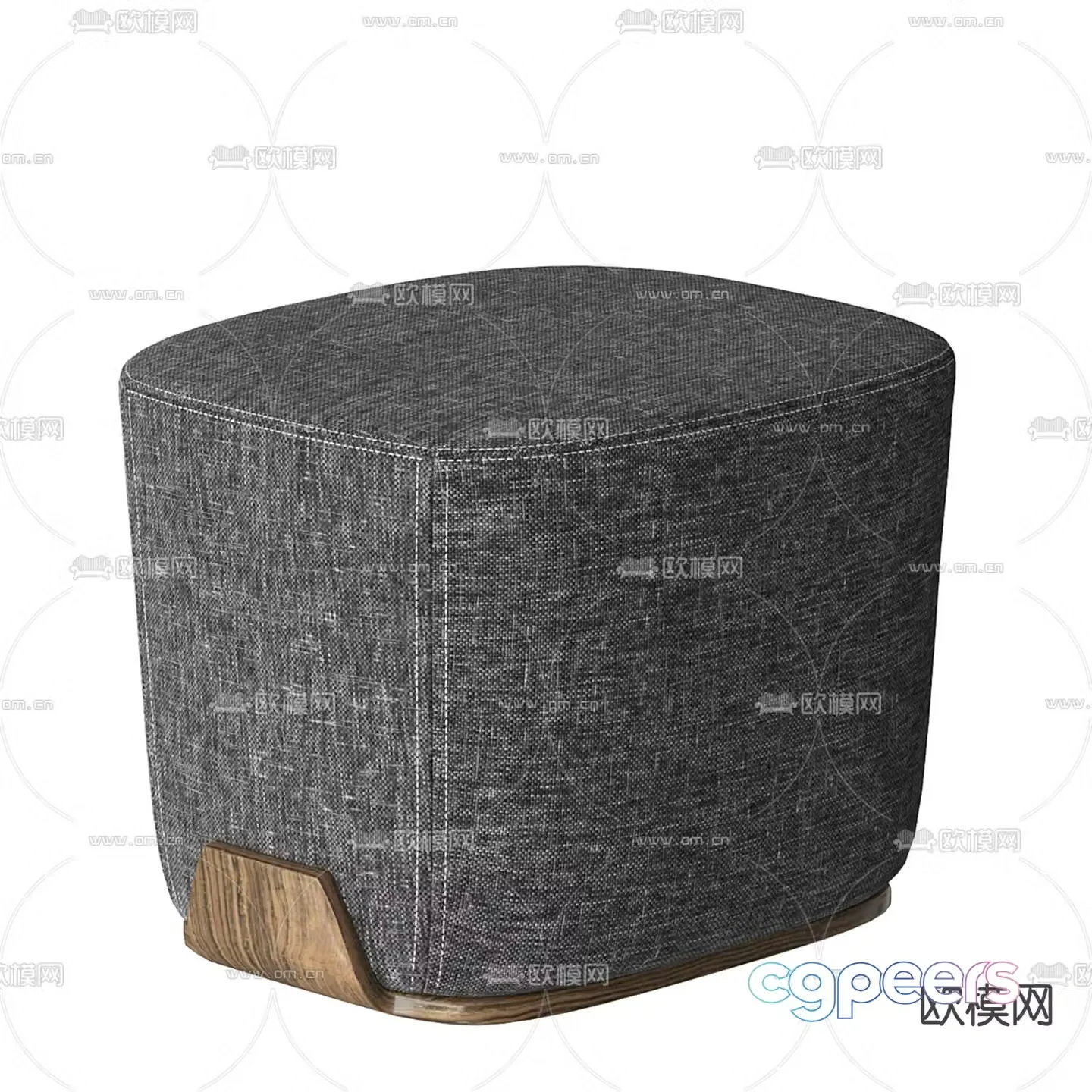 Bonaldo stool sofa stool 3d model