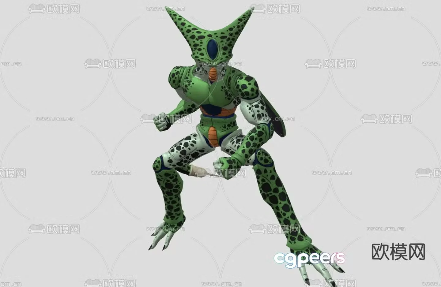 Toy figure Celluloid 3D model