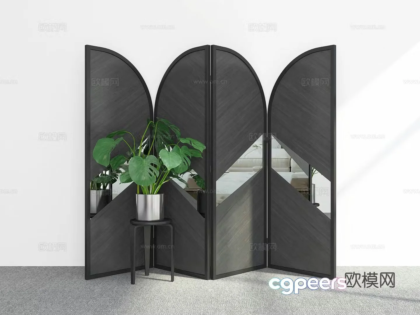 Modern screen 3d model