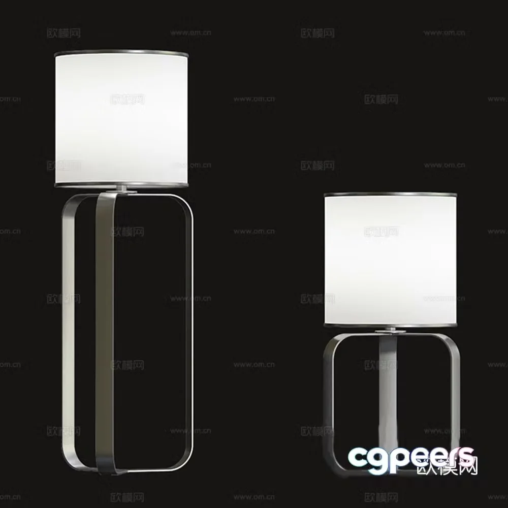 Modern floor lamp 3d model