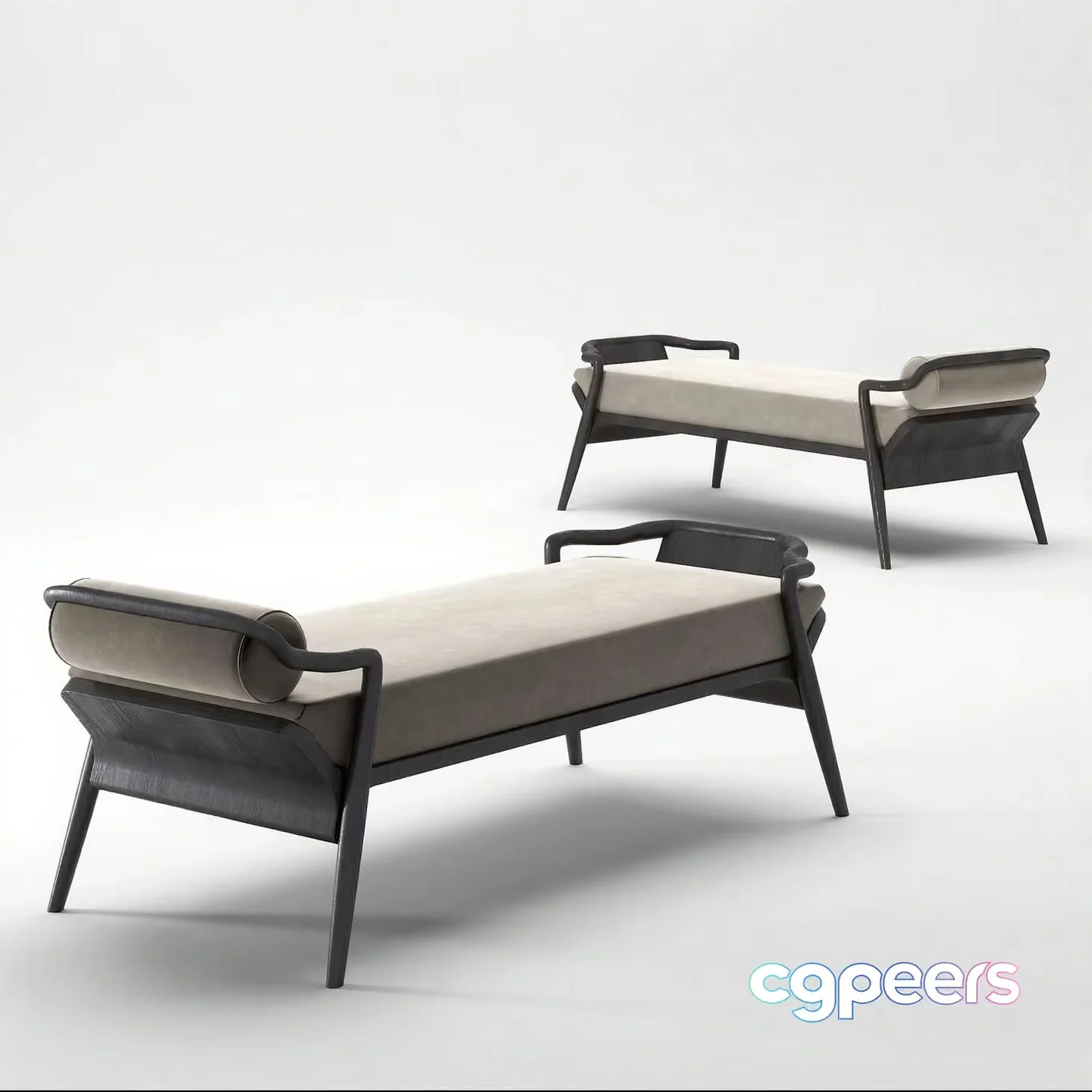 Modern Daybeds 3D Model – 7565 – VRAY Render