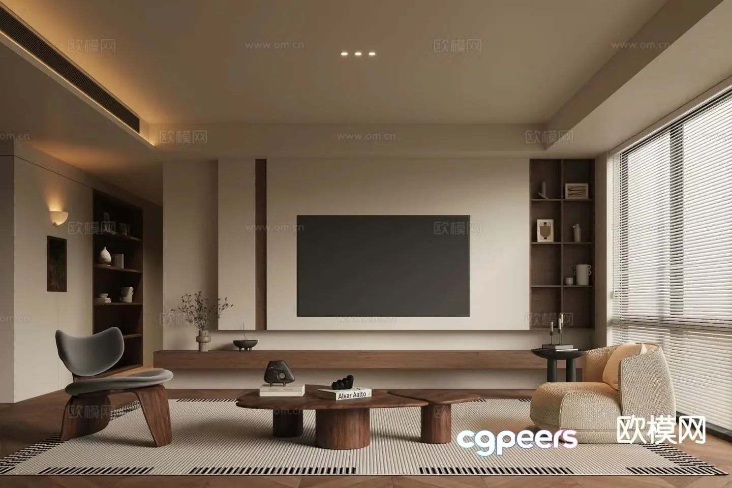 Medieval style living room 3D model